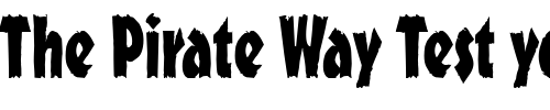 Font : OutbackITC-TT Custom Text : The Pirate Way Test your own text here Click to download or to view this font on a tshirt that can be custom printed in Bali