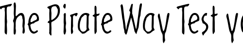 Font : OutoftheFridgeITC-TT Custom Text : The Pirate Way Test your own text here Click to download or to view this font on a tshirt that can be custom printed in Bali