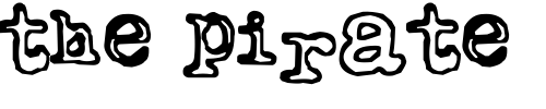 Font : Outwrite Custom Text : The Pirate Way Test your own text here Click to download or to view this font on a tshirt that can be custom printed in Bali