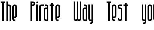 Font : Overhead-BRK Custom Text : The Pirate Way Test your own text here Click to download or to view this font on a tshirt that can be custom printed in Bali