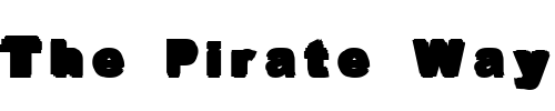 Font : Overprint-Black Custom Text : The Pirate Way Test your own text here Click to download or to view this font on a tshirt that can be custom printed in Bali