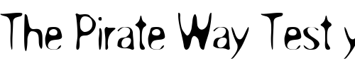 Font : Overprint-ICG-Light Custom Text : The Pirate Way Test your own text here Click to download or to view this font on a tshirt that can be custom printed in Bali