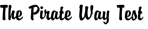 Font : Oviatt Custom Text : The Pirate Way Test your own text here Click to download or to view this font on a tshirt that can be custom printed in Bali