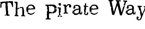 Font : Oxeran Custom Text : The Pirate Way Test your own text here Click to download or to view this font on a tshirt that can be custom printed in Bali