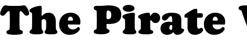 Font : Ozzie-Black Custom Text : The Pirate Way Test your own text here Click to download or to view this font on a tshirt that can be custom printed in Bali