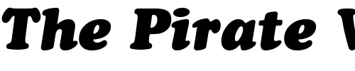 Font : Ozzie-Black-Italic Custom Text : The Pirate Way Test your own text here Click to download or to view this font on a tshirt that can be custom printed in Bali