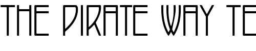 Font : P22-Arts-and-Crafts-Tall Custom Text : The Pirate Way Test your own text here Click to download or to view this font on a tshirt that can be custom printed in Bali