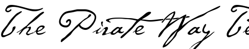 Font : P22-Cezanne-Regular Custom Text : The Pirate Way Test your own text here Click to download or to view this font on a tshirt that can be custom printed in Bali