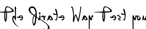 Font : P22-DaVinci-Backwards Custom Text : The Pirate Way Test your own text here Click to download or to view this font on a tshirt that can be custom printed in Bali
