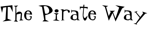 Font : P22-Daddy-O-Hip Custom Text : The Pirate Way Test your own text here Click to download or to view this font on a tshirt that can be custom printed in Bali