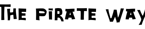 Font : P22-DaddyO-Square Custom Text : The Pirate Way Test your own text here Click to download or to view this font on a tshirt that can be custom printed in Bali