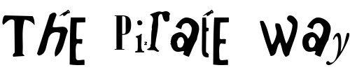 Font : P22Dada-Ultra-Demi-Bold Custom Text : The Pirate Way Test your own text here Click to download or to view this font on a tshirt that can be custom printed in Bali