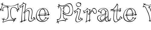 Font : P22Tulda-Regular Custom Text : The Pirate Way Test your own text here Click to download or to view this font on a tshirt that can be custom printed in Bali
