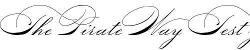 Font : P22ZanerFour Custom Text : The Pirate Way Test your own text here Click to download or to view this font on a tshirt that can be custom printed in Bali