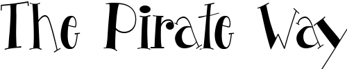 Font : PC-Black Custom Text : The Pirate Way Test your own text here Click to download or to view this font on a tshirt that can be custom printed in Bali