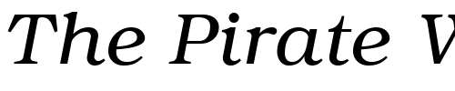 Font : PC-Brussels-LightItalic Custom Text : The Pirate Way Test your own text here Click to download or to view this font on a tshirt that can be custom printed in Bali
