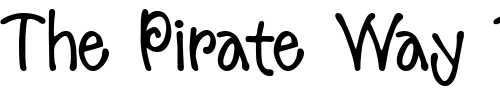 Font : PC-Dazzle Custom Text : The Pirate Way Test your own text here Click to download or to view this font on a tshirt that can be custom printed in Bali
