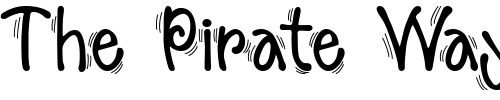 Font : PC-Dazzle-Tremor Custom Text : The Pirate Way Test your own text here Click to download or to view this font on a tshirt that can be custom printed in Bali