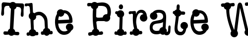Font : PC-Dot-Writer Custom Text : The Pirate Way Test your own text here Click to download or to view this font on a tshirt that can be custom printed in Bali