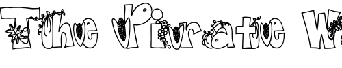 Font : PC-Harvest Custom Text : The Pirate Way Test your own text here Click to download or to view this font on a tshirt that can be custom printed in Bali