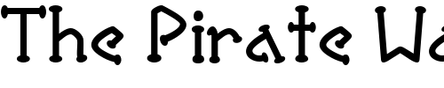 Font : PC-Knobbish Custom Text : The Pirate Way Test your own text here Click to download or to view this font on a tshirt that can be custom printed in Bali