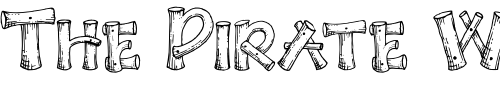 Font : PC-Log Custom Text : The Pirate Way Test your own text here Click to download or to view this font on a tshirt that can be custom printed in Bali