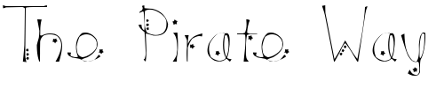 Font : PC-Twinkle-Star Custom Text : The Pirate Way Test your own text here Click to download or to view this font on a tshirt that can be custom printed in Bali