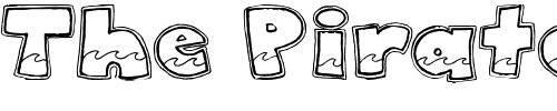 Font : PC-Wave Custom Text : The Pirate Way Test your own text here Click to download or to view this font on a tshirt that can be custom printed in Bali