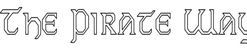 Font : PCEireHC Custom Text : The Pirate Way Test your own text here Click to download or to view this font on a tshirt that can be custom printed in Bali