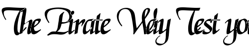 Font : PCLegarnder Custom Text : The Pirate Way Test your own text here Click to download or to view this font on a tshirt that can be custom printed in Bali
