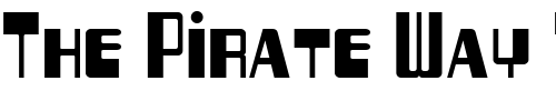 Font : PCLifeNetone Custom Text : The Pirate Way Test your own text here Click to download or to view this font on a tshirt that can be custom printed in Bali