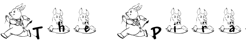 Font : PIGZ_KG Custom Text : The Pirate Way Test your own text here Click to download or to view this font on a tshirt that can be custom printed in Bali