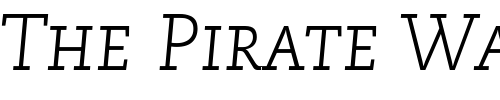 Font : PMN-Caecilia-46-Light-Italic-Small-Caps-Oldstyle-Figures Custom Text : The Pirate Way Test your own text here Click to download or to view this font on a tshirt that can be custom printed in Bali