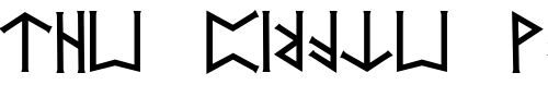 Font : PR-Runes-2 Custom Text : The Pirate Way Test your own text here Click to download or to view this font on a tshirt that can be custom printed in Bali