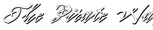 Font : PR8-Shadow-Cat Custom Text : The Pirate Way Test your own text here Click to download or to view this font on a tshirt that can be custom printed in Bali