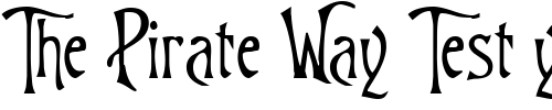 Font : PS-Bluegum-Forest Custom Text : The Pirate Way Test your own text here Click to download or to view this font on a tshirt that can be custom printed in Bali
