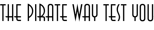 Font : PT-Anna-Light-Cyrillic Custom Text : The Pirate Way Test your own text here Click to download or to view this font on a tshirt that can be custom printed in Bali