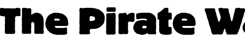 Font : PT-Bloc-Heavy-Cyrillic Custom Text : The Pirate Way Test your own text here Click to download or to view this font on a tshirt that can be custom printed in Bali