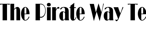 Font : PT-Capone-Condensed Custom Text : The Pirate Way Test your own text here Click to download or to view this font on a tshirt that can be custom printed in Bali