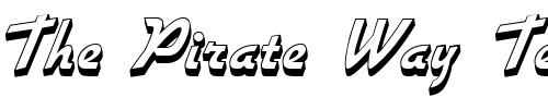 Font : PT-Diner-Shadow Custom Text : The Pirate Way Test your own text here Click to download or to view this font on a tshirt that can be custom printed in Bali