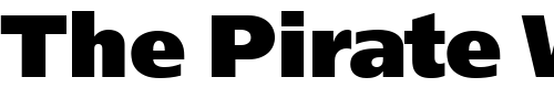 Font : PT-FreeSet-Black-Cyrillic Custom Text : The Pirate Way Test your own text here Click to download or to view this font on a tshirt that can be custom printed in Bali