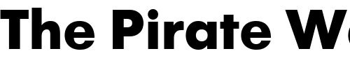 Font : PT-FuturaFuturis-ExtraBold-Cyrillic Custom Text : The Pirate Way Test your own text here Click to download or to view this font on a tshirt that can be custom printed in Bali