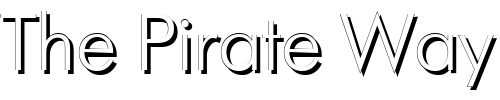 Font : PT-FuturaFuturis-Shadow-Cyrillic Custom Text : The Pirate Way Test your own text here Click to download or to view this font on a tshirt that can be custom printed in Bali