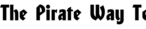 Font : PT-Klaus Custom Text : The Pirate Way Test your own text here Click to download or to view this font on a tshirt that can be custom printed in Bali