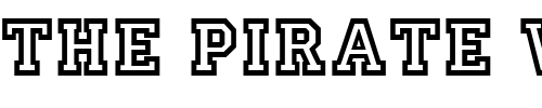 Font : PT-Letter-Sweater Custom Text : The Pirate Way Test your own text here Click to download or to view this font on a tshirt that can be custom printed in Bali
