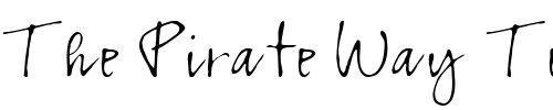 Font : PT-Penscript Custom Text : The Pirate Way Test your own text here Click to download or to view this font on a tshirt that can be custom printed in Bali