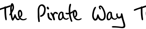 Font : PT-Script-Breeze Custom Text : The Pirate Way Test your own text here Click to download or to view this font on a tshirt that can be custom printed in Bali