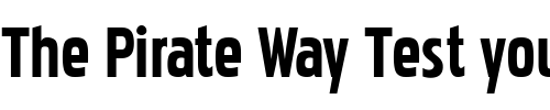 Font : Pakenham Custom Text : The Pirate Way Test your own text here Click to download or to view this font on a tshirt that can be custom printed in Bali