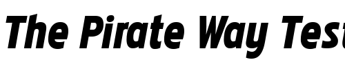 Font : Pakenham-Blk-Italic Custom Text : The Pirate Way Test your own text here Click to download or to view this font on a tshirt that can be custom printed in Bali