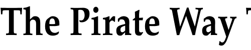 Font : Palatino-Bold-Th Custom Text : The Pirate Way Test your own text here Click to download or to view this font on a tshirt that can be custom printed in Bali